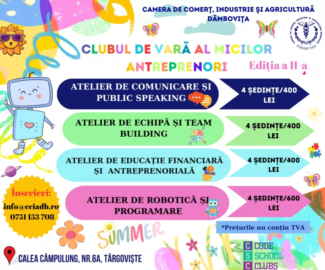 Start pentru Clubul de Vară al Micilor Antreprenori