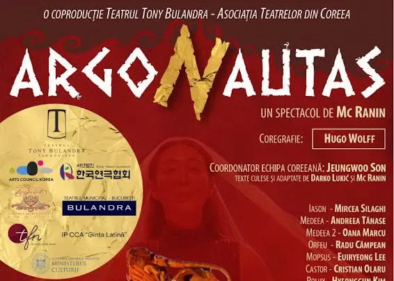 Argonautas”: Un spectacol-eveniment româno-coreean la Teatrul Municipal „Tony Bulandra”