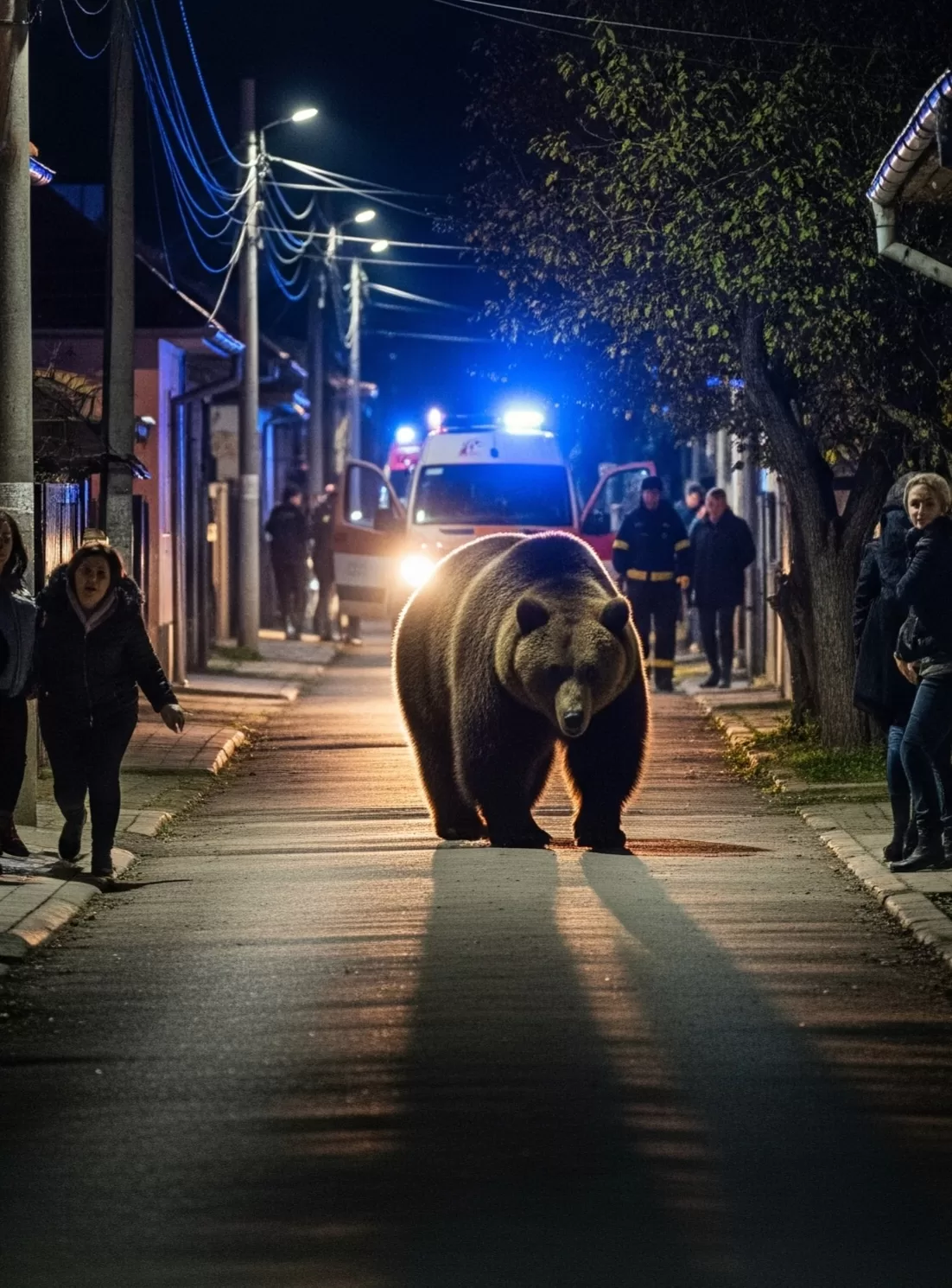 Alertă de urgență în Dâmbovița: Urs periculos rătăcește printre case, locuitorii în stare de alertă maximă