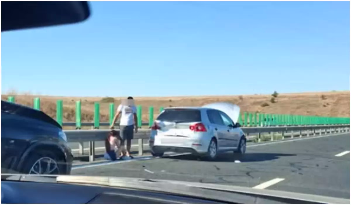Accident spectaculos pe Autostrada Soarelui: Cinci mașini implicate, fără victime!