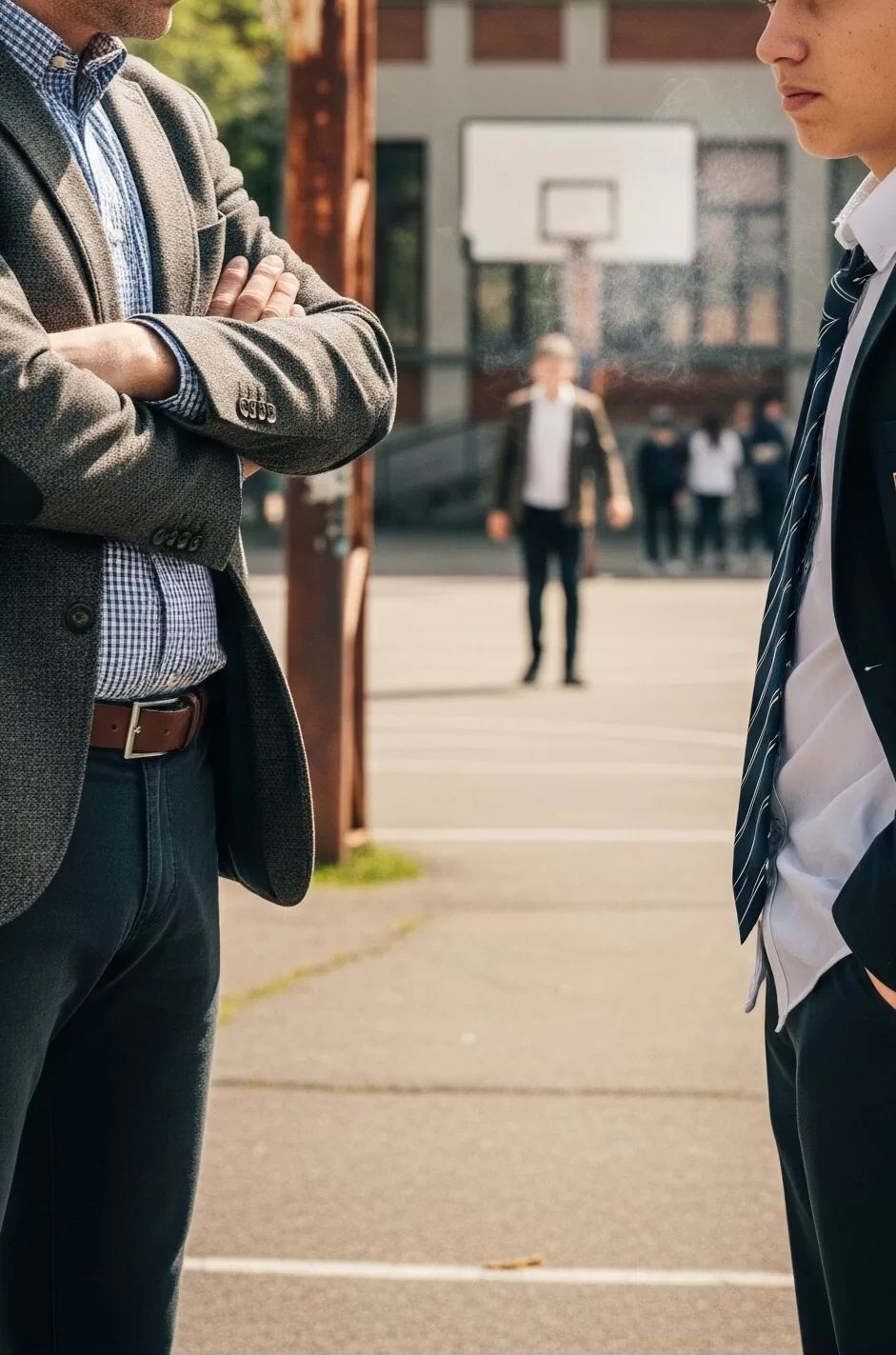 Profesor agresat în curtea liceului după ce a interzis fumatul!