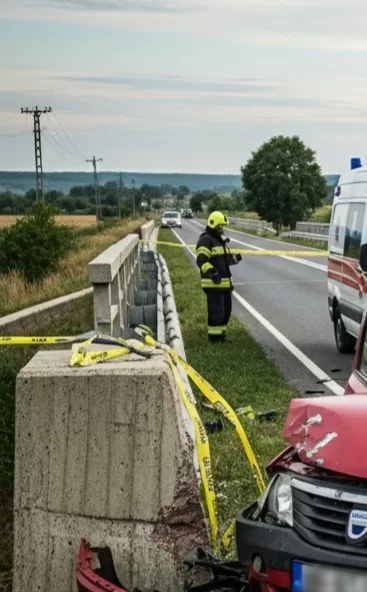 🚨 Un tânăr a murit, alți cinci răniți grav după ce mașina s-a izbit de un cap de pod