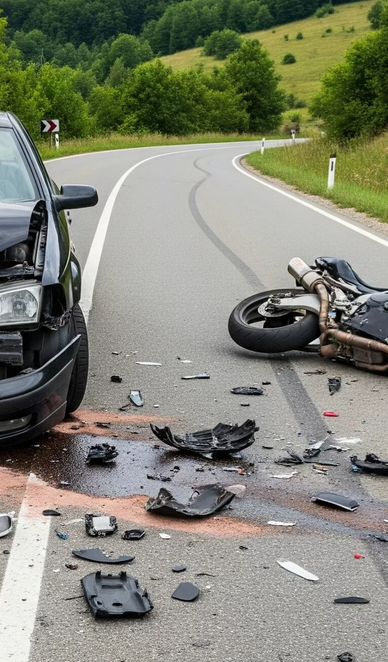 🚨 Tragedie pe șosea în Argeș: Motociclist ucis într-un impact violent cu un autoturism 🚨