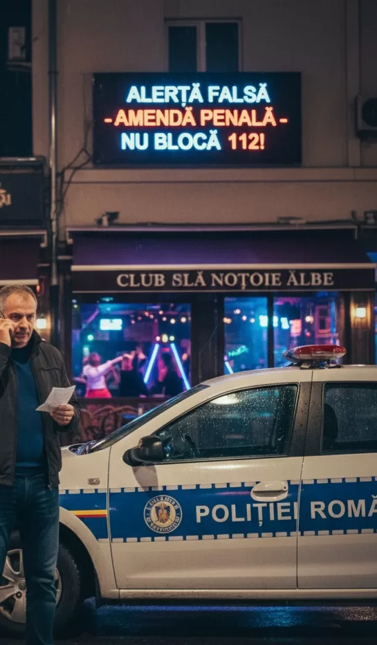 Bărbat amendat pentru minciuna cu bomba care a mobilizat toate forțele de intervenție