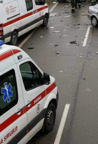🚨 Haos pe șosele: Cinci persoane rănite în două accidente grave la Târgoviște și Comișani