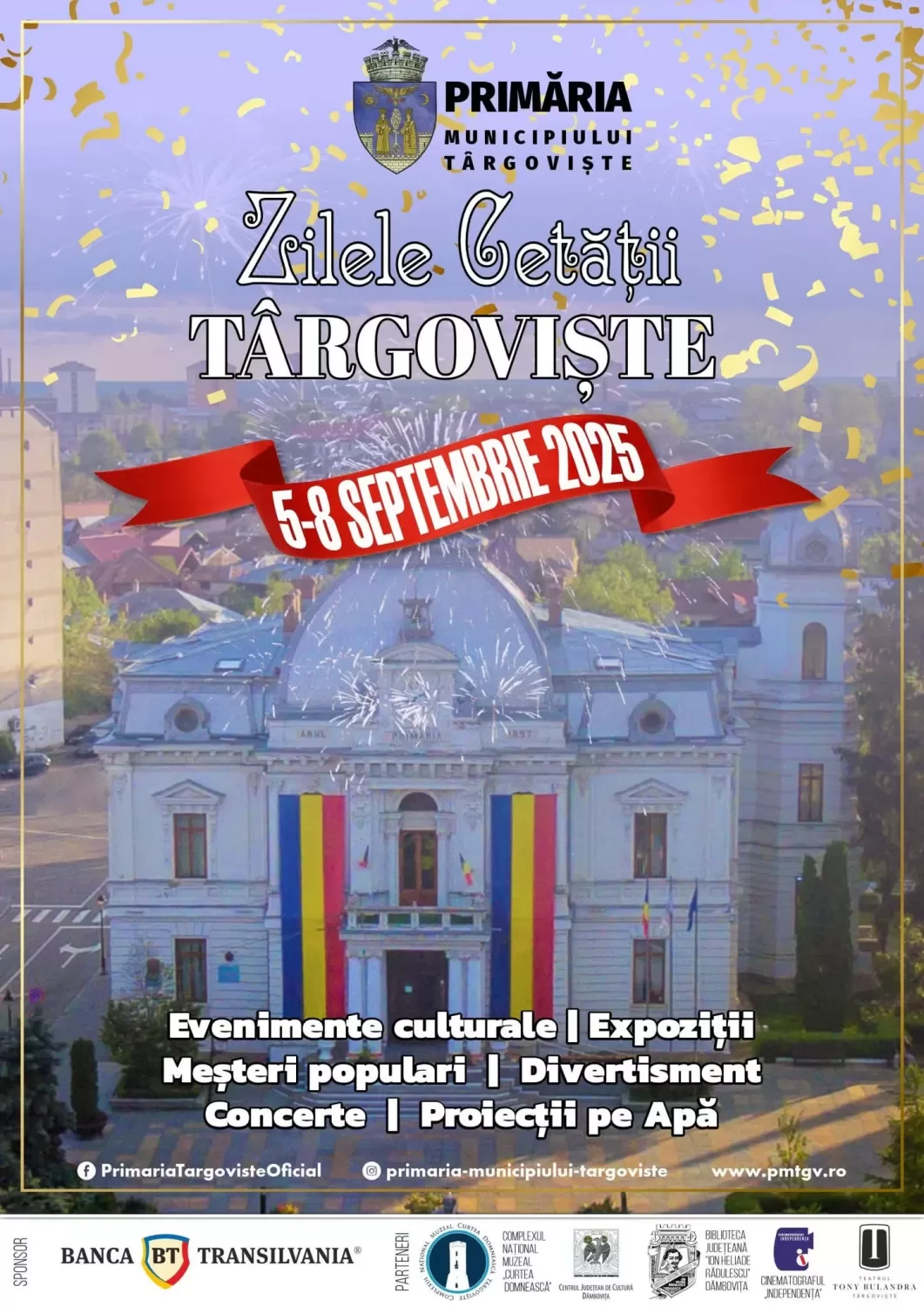 Programul Zilele Cetății Târgoviște 2025