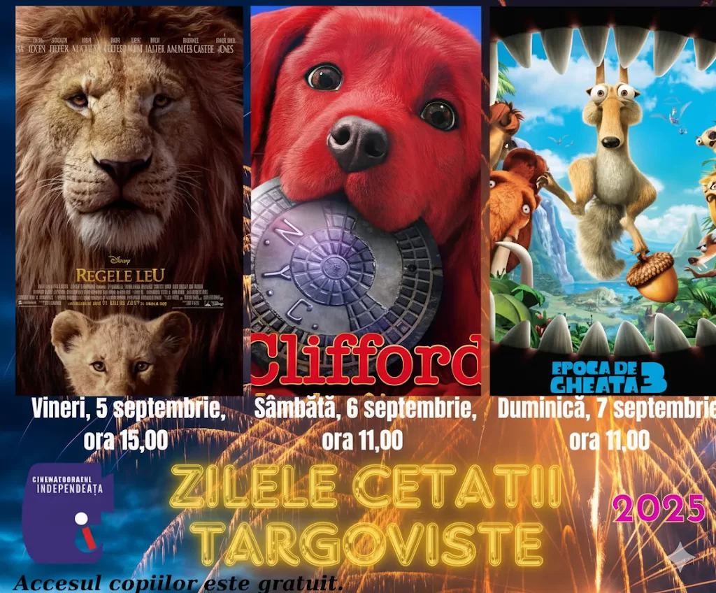 Intrarea e GRATUITĂ! Copiii din Targoviste vor exploda de bucurie în weekendul ăsta!