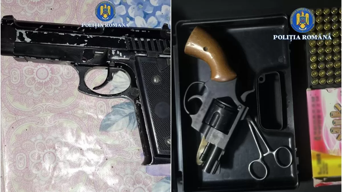 Doi minori înarmați, prinși în timp ce furau combustibil – pistol letal și muniție descoperite!