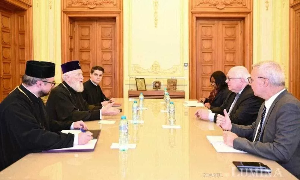 Întâlnire istorică la Palatul Patriarhiei cu diplomatul francez