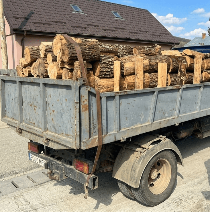 Lemn fără acte pe DN 7: Poliția a lovit fulgerător la Valea Mare!