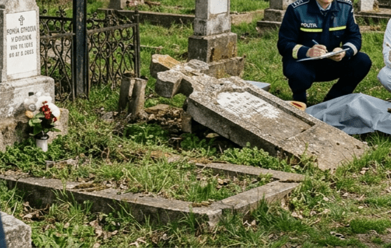 ȘOCANT: Șef de post găsit împușcat în cap într-un cimitir! Detalii cutremurătoare din Arad