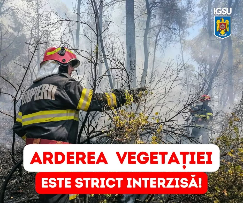 ISU Dambovita: Odată cu încălzirea vremii au apărut și primele incendii de vegetație din acest …