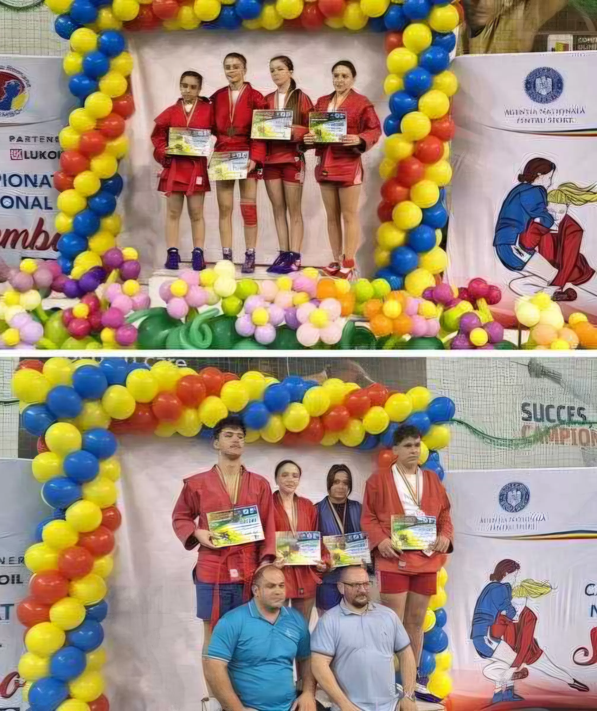 🏆 PERFORMANȚĂ DE AUR pentru tinerii luptători din Răcari la Campionatul Național de Sambo! 🥇