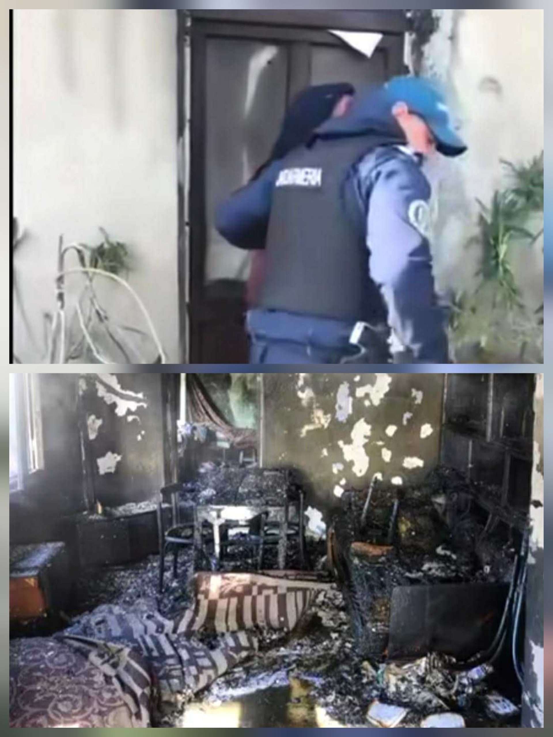 Eroism în a doua zi de Paște! O femeie a fost scoasă din flăcări de polițiști în Videle