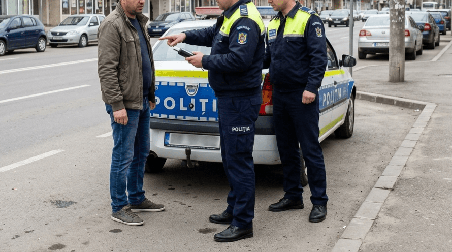 Târgoviștean de 37 de ani, dosar penal după ce a fost depistat drogat la volan pe I.C. Brătianu