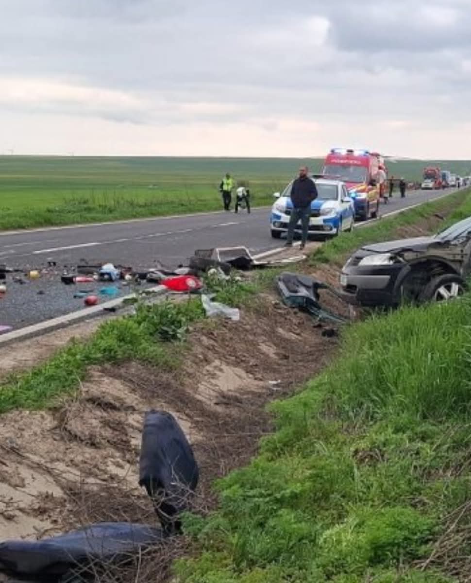 Tragedie pe DN22: Accident cu trei mașini și un mort între Săcele și Tariverde