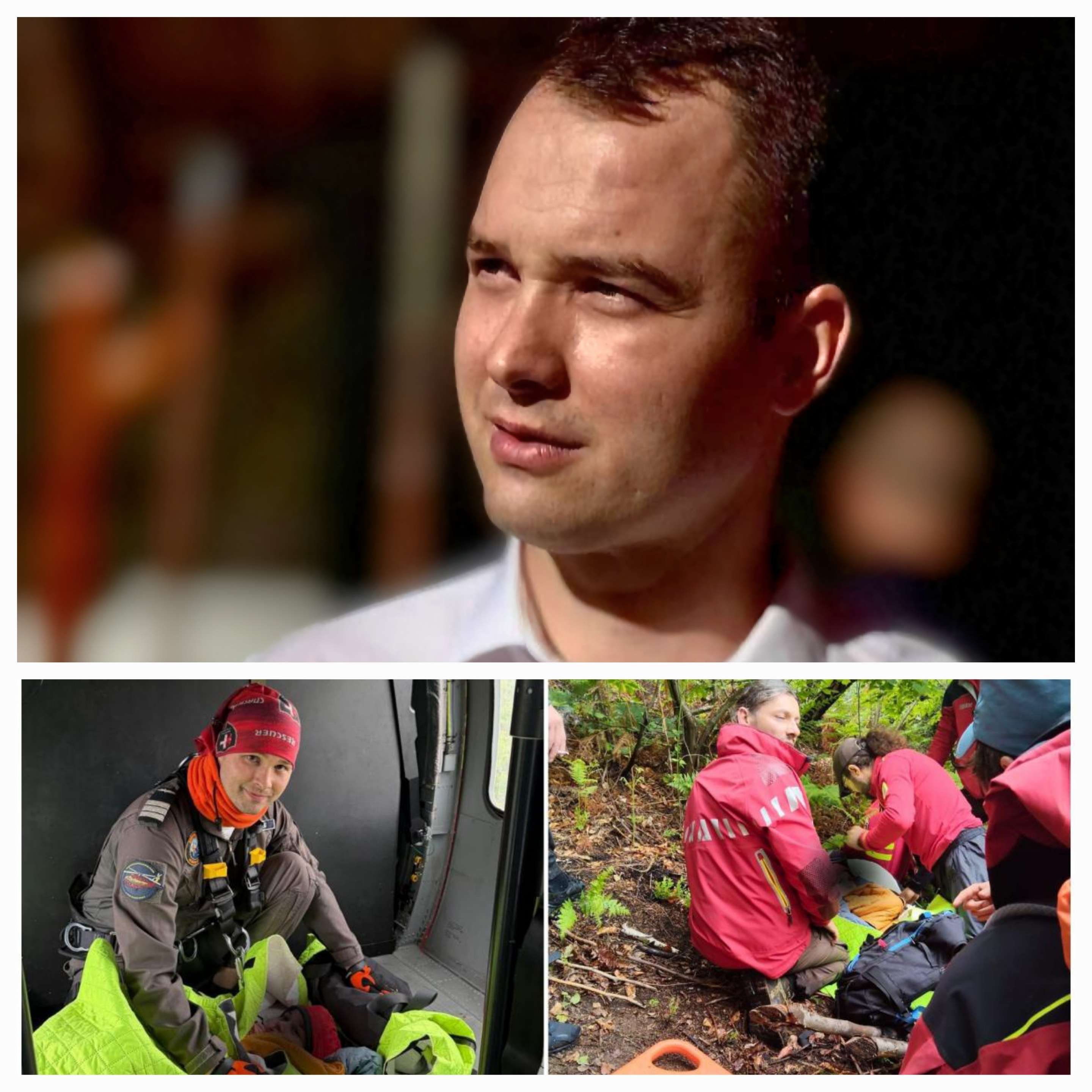 Eroul din elicopter: Târgovișteanul care l-a găsit pe micuțul Alexandru în pădure