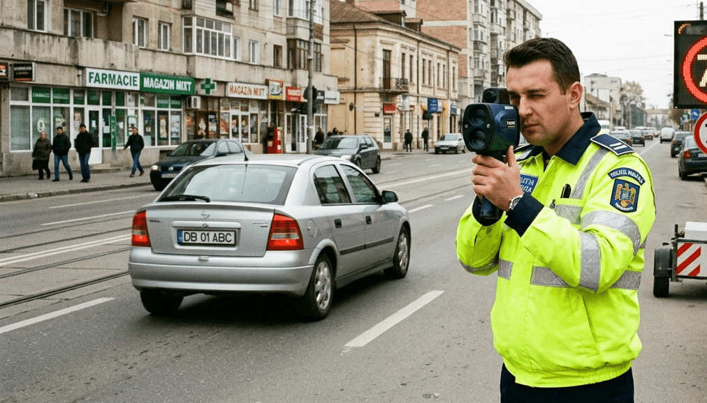 Amendă record pentru un șofer înregistrat de radar cu o viteză imposibilă, de 700 km/h