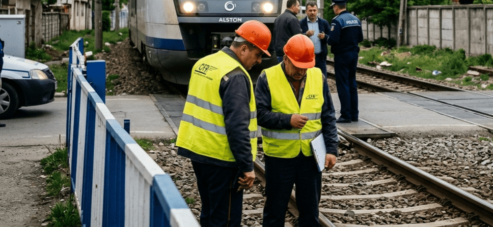 Tragedie în Pipera! Doi bătrâni pe trotinetă, spulberați de un tren aflat în probe