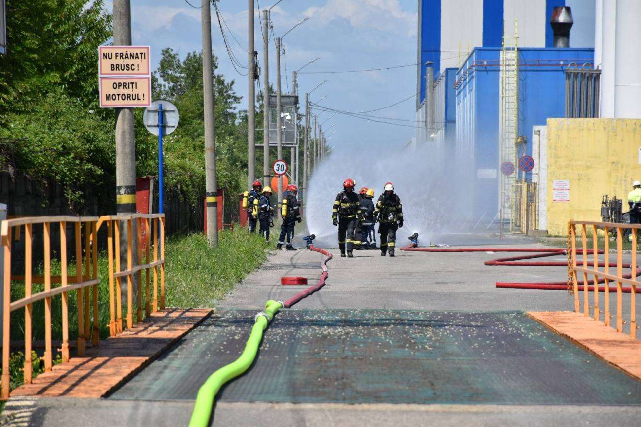 Explozie simulată și alertă în Târgoviște! ISU a testat Planul de Urgență Externă