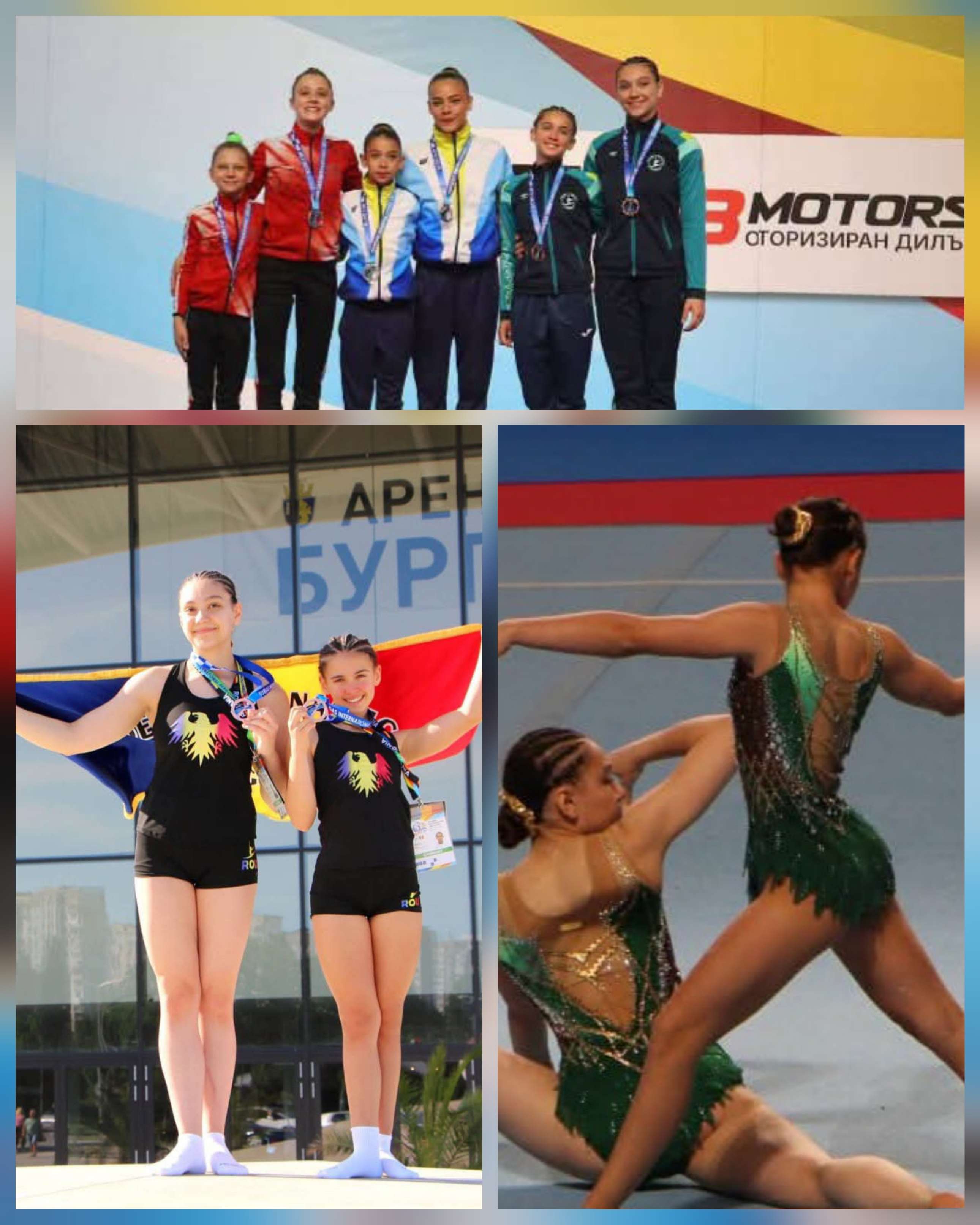 Premieră istorică în sportul românesc! Gimnastele din Târgoviște au cucerit prima medalie!