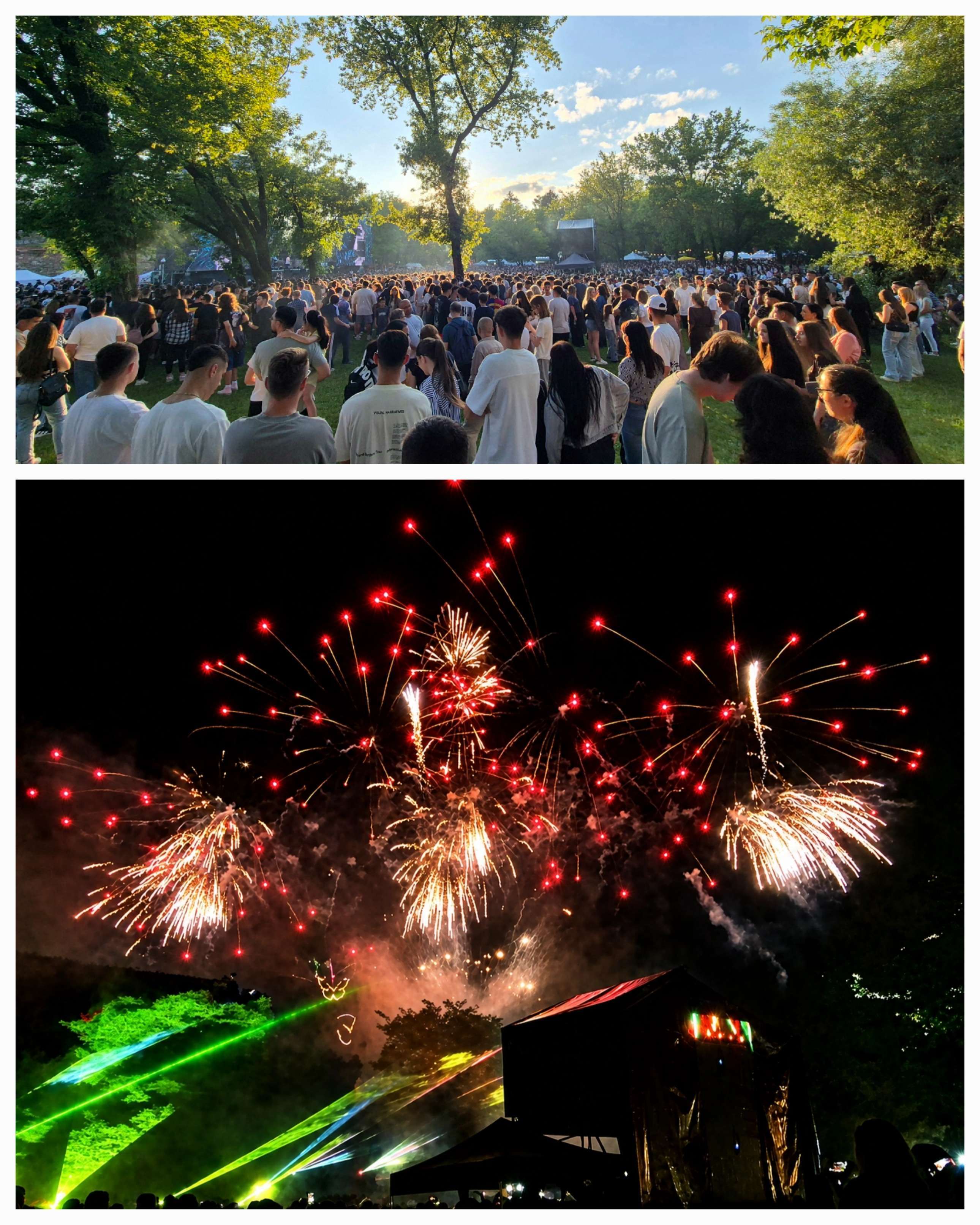 INNA, Puya și un show de lasere memorabil! Vezi câți dâmbovițeni au umplut Parcul Chindia!
