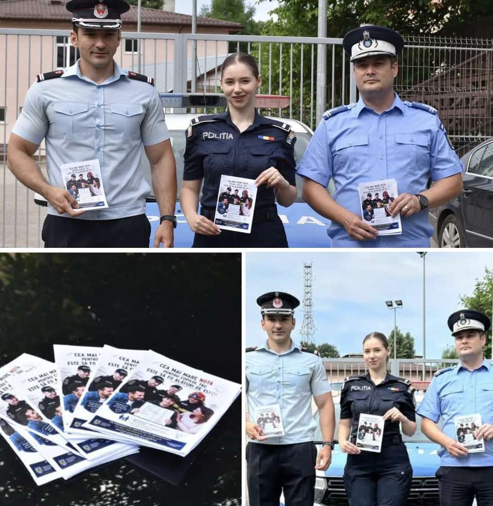 Examen fără presiune: Mesajul polițiștilor dâmbovițeni pentru părinți la Evaluarea Națională!