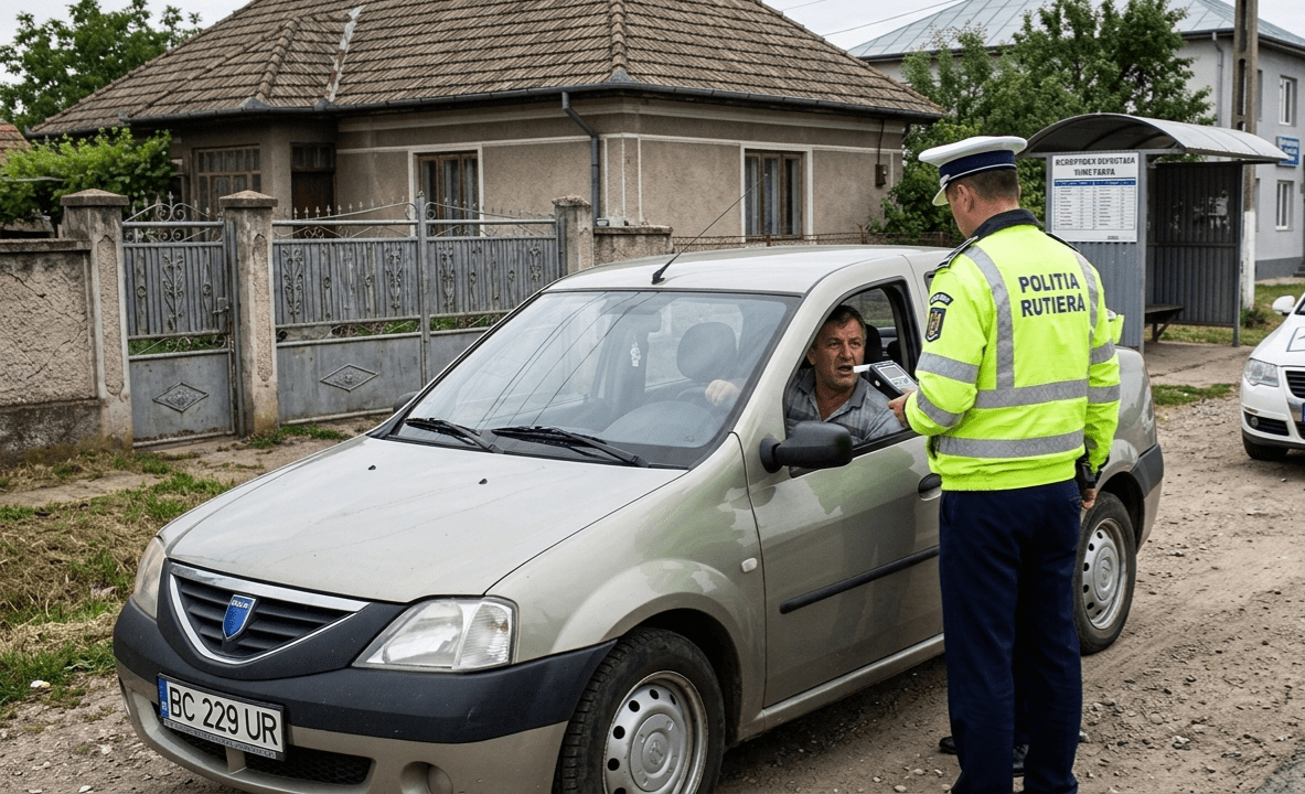 Prins băut la volan, un șofer din Dâmbovița s-a urcat din nou în mașină după doar trei ore!