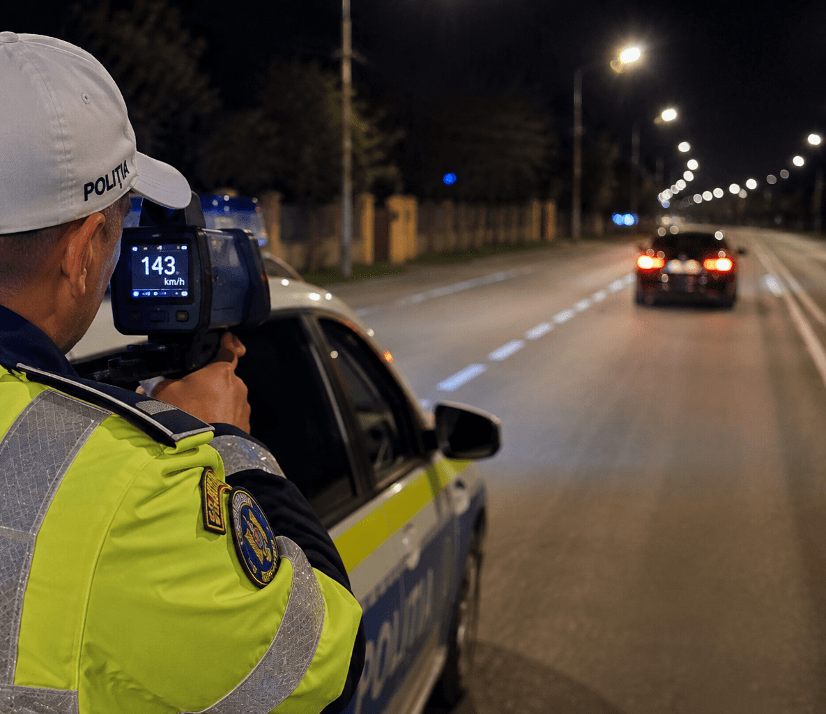 Prins cu 143 km/h pe o stradă din Târgoviște! Viteza ireală cu care rula un tânăr de 19 ani