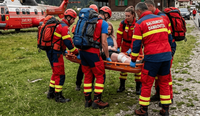 Tragedie și zeci de salvări în munți! Intervenții de urgență Salvamont în masiv