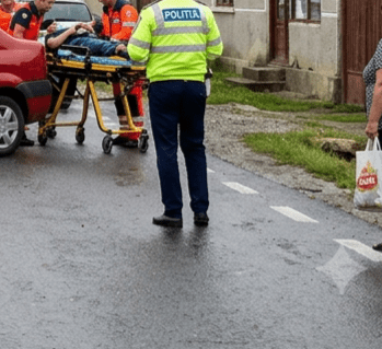 Impact violent la Malu cu Flori: Două persoane au ajuns la spital după un accident grav pe DN 72A