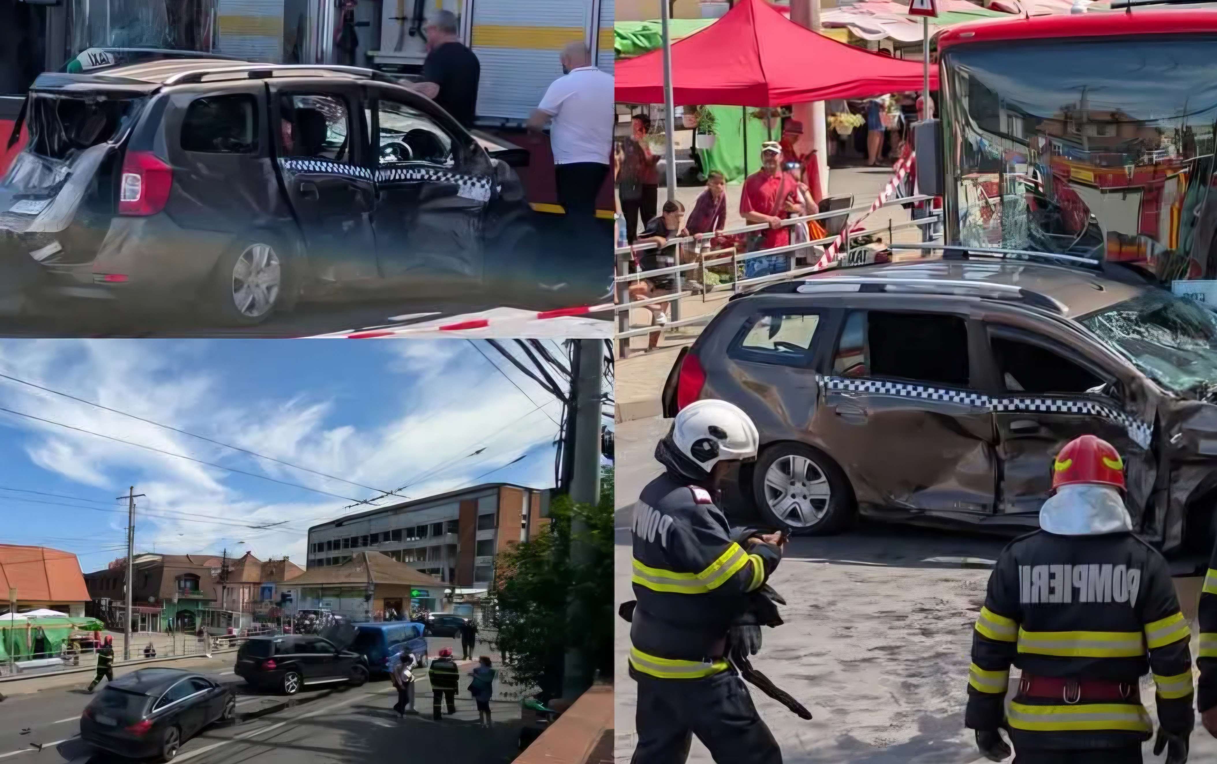 DEZASTRU în trafic! Șofer de autobuz BEAT CRIȚĂ, prăpăd pe șosea: 12 mașini spulberate!