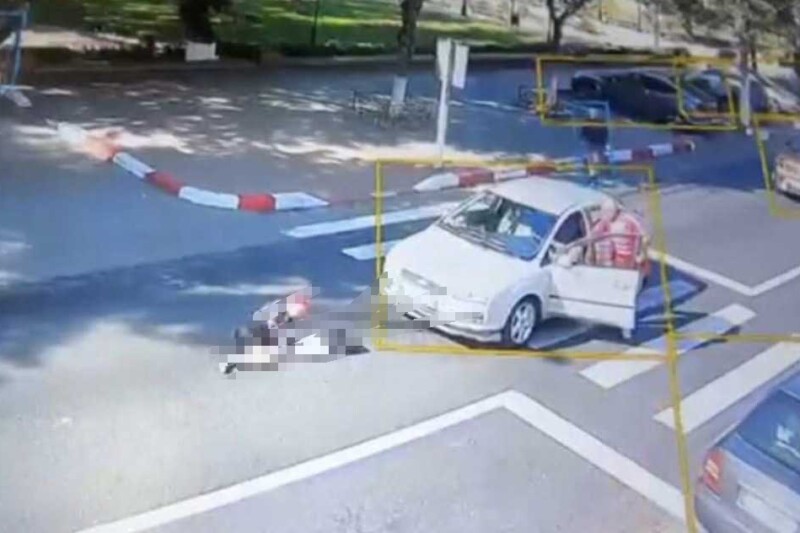 Impact pe trecerea de pietoni la Găești: O bătrână de 86 de ani a ajuns de urgență la spital!
